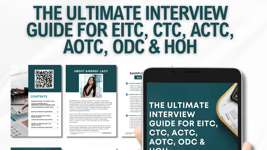 The Ultimate Interview Guide for EITC, CTC & More