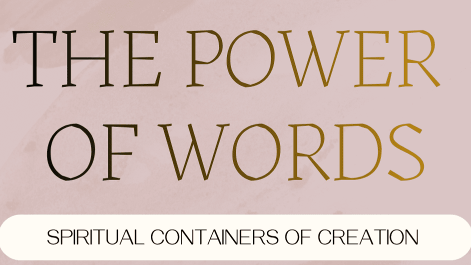 The Power of Words (Guided Workbook - PDF)