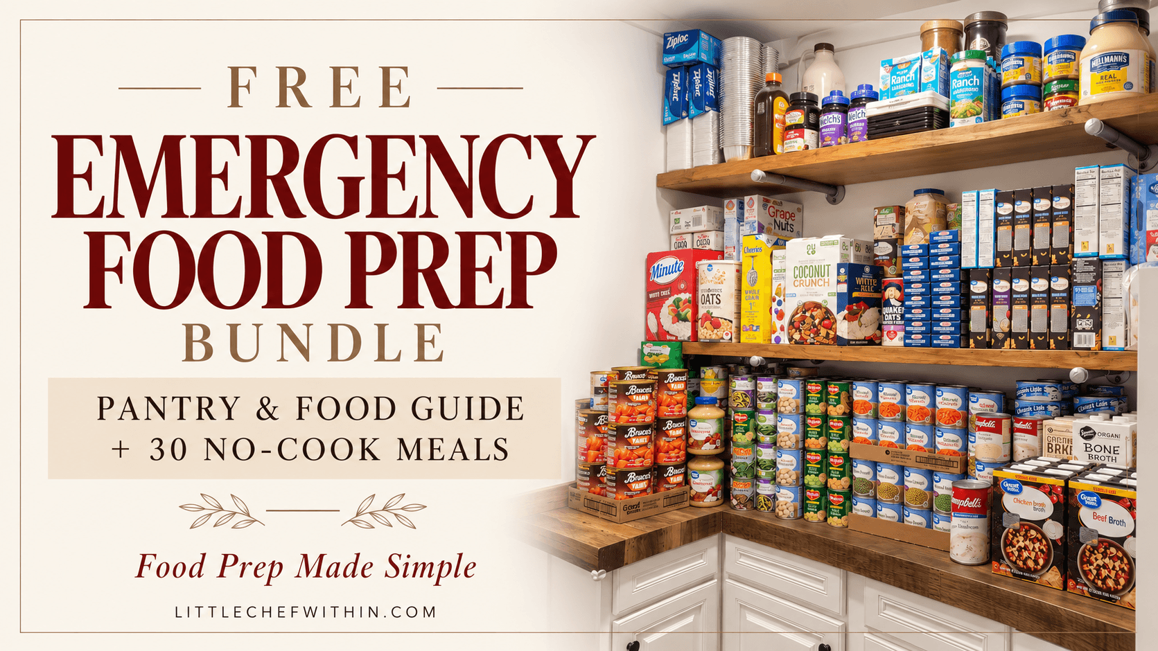 FREE Emergency Pantry & No-Cook Meal Bundle