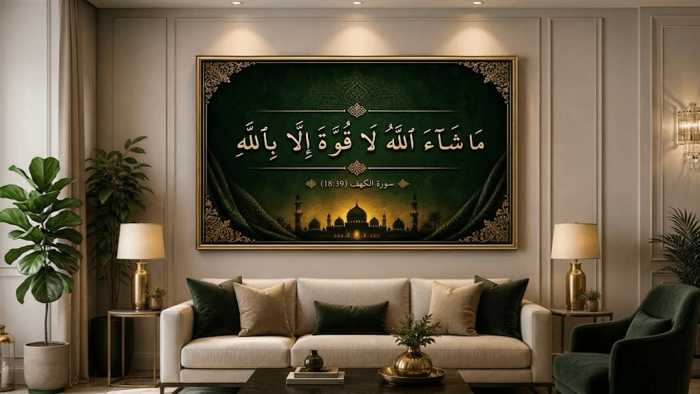 Premium Islamic Wall Art (Surah Al-Kahf)