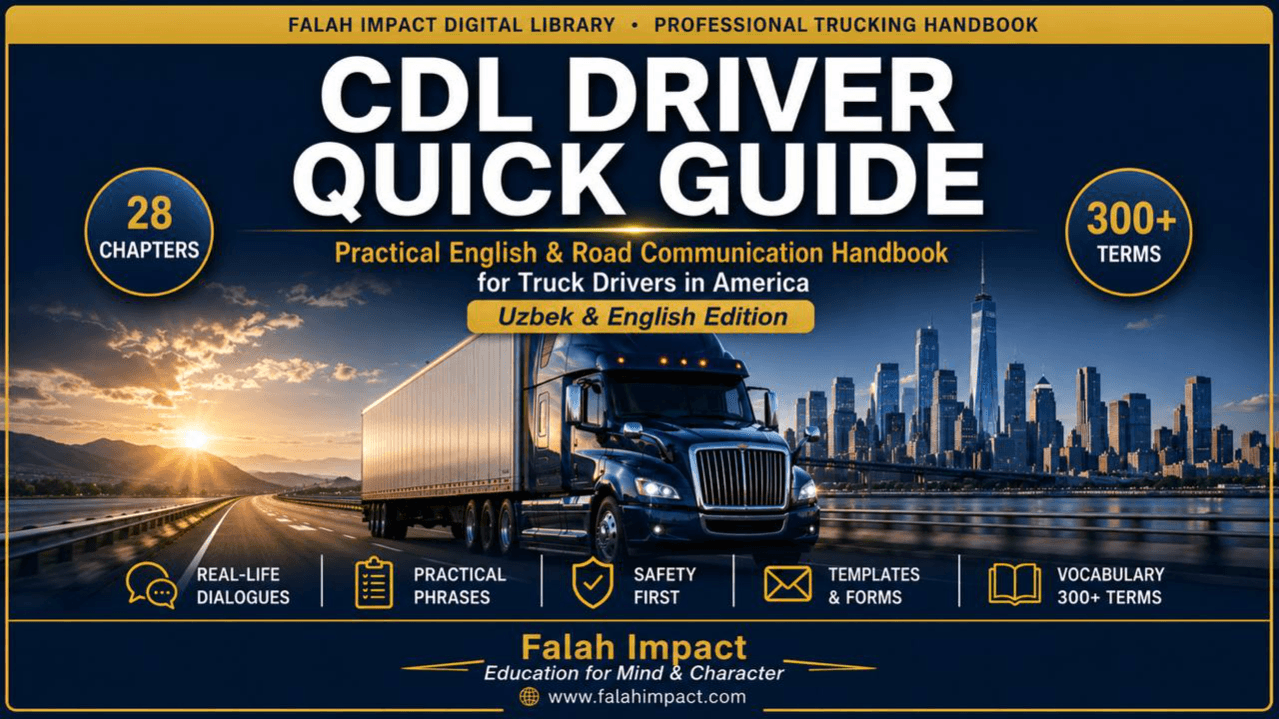 CDL Driver Quick Guide (English + Uzbek Edition)