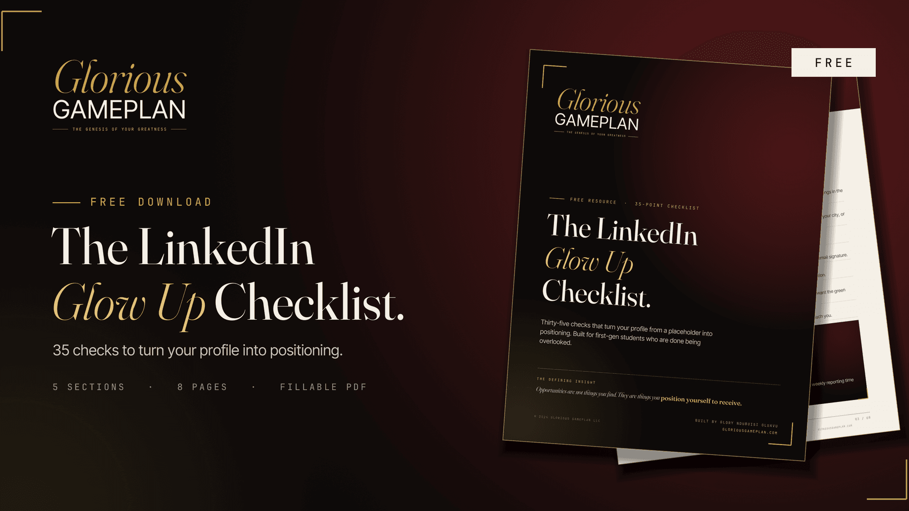 LinkedIn Glow-Up Checklist