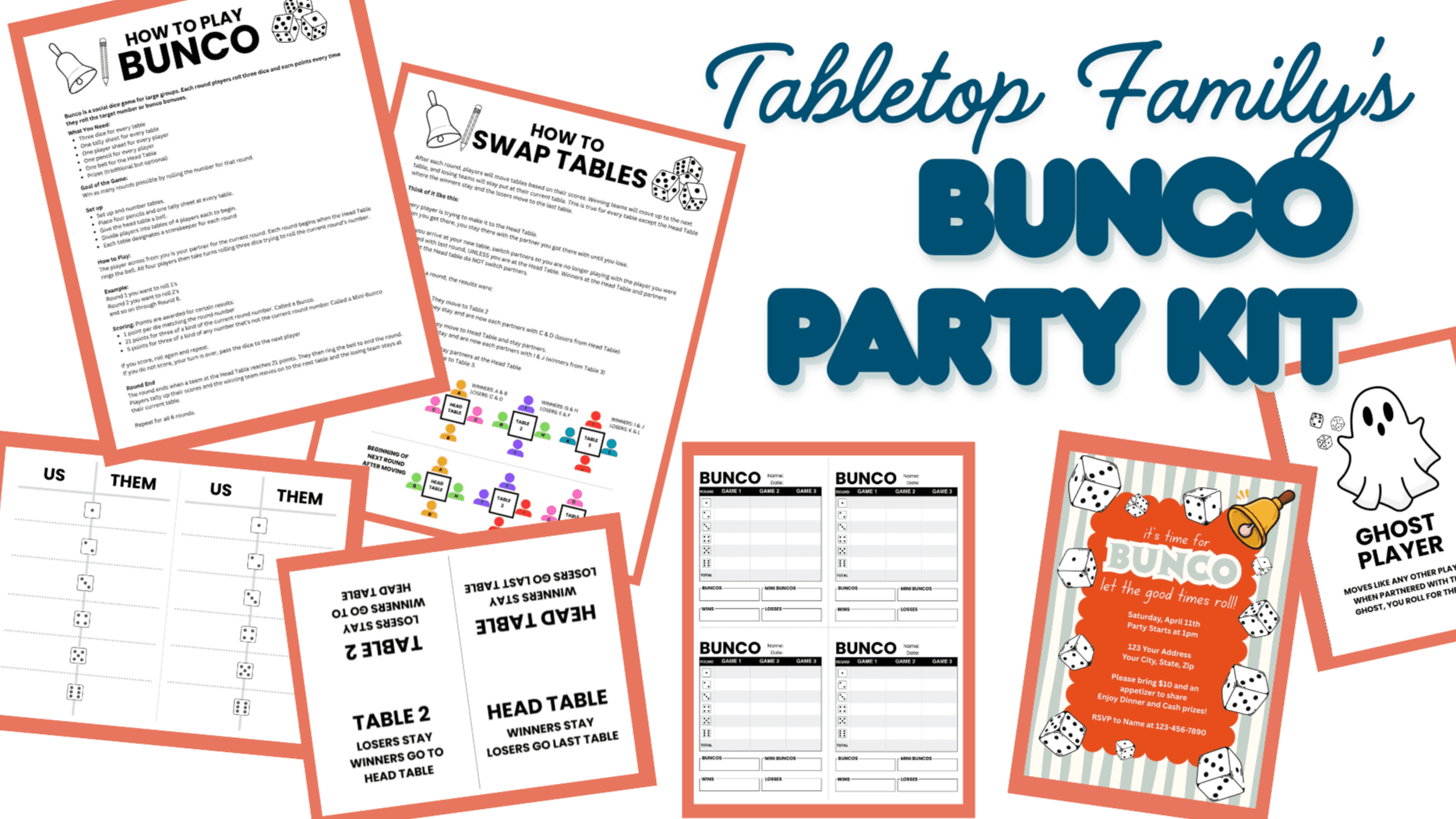 Bunco Party Kit