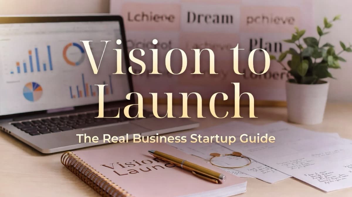 Vision to launch- The real business start up Guide