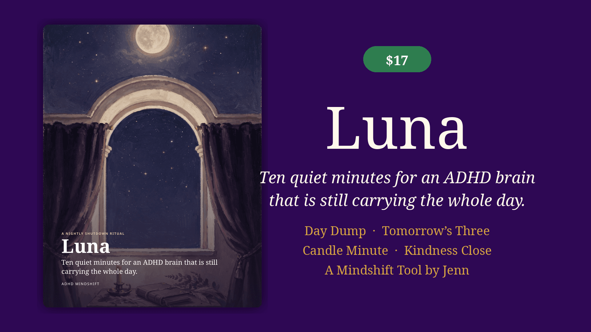Luna - The 10-Minute Nightly Shutdown Ritual