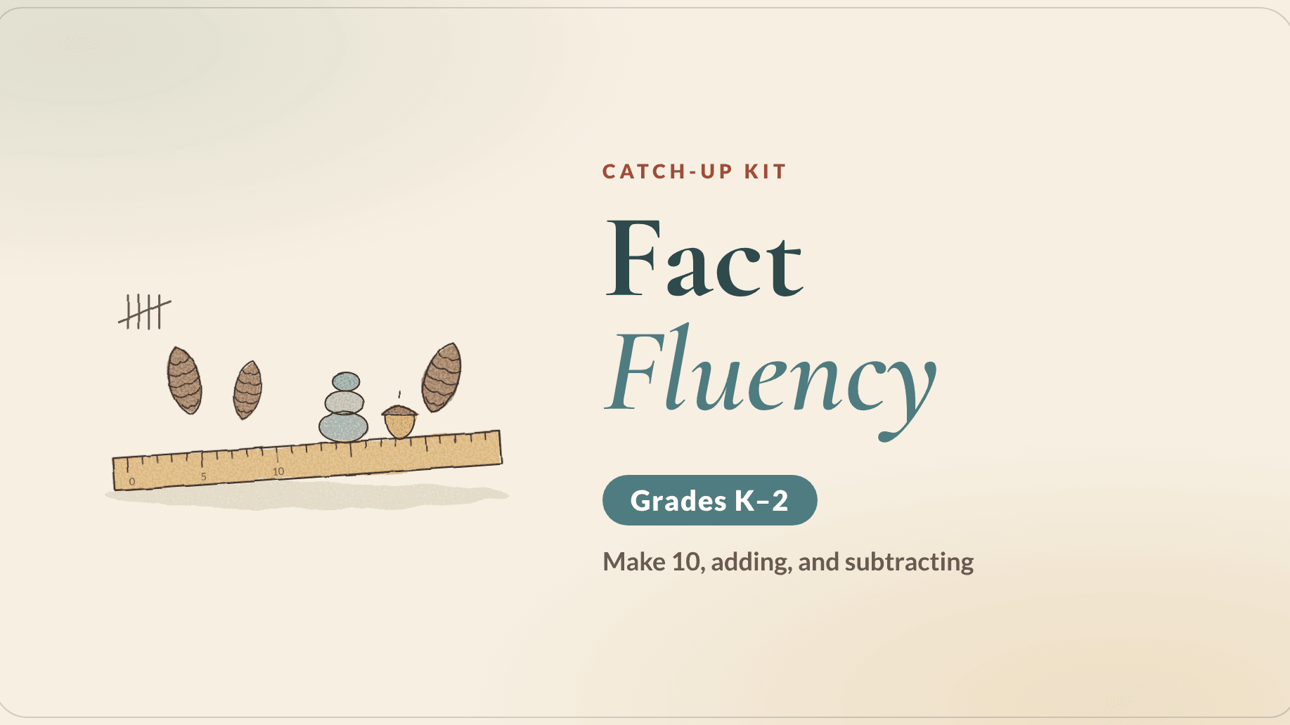 Fact Fluency Catch-Up Kit (Grades K–2)