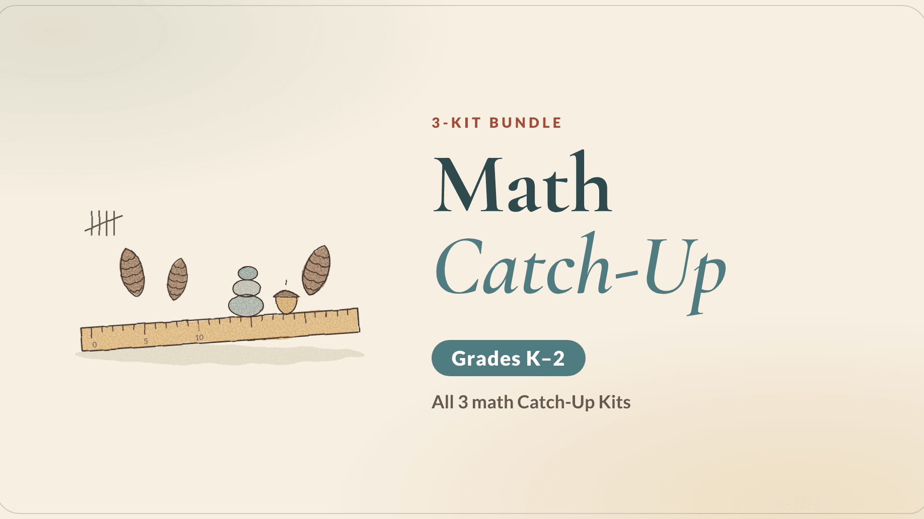 Math Catch-Up Bundle (Grades K–2): All 3 Kits