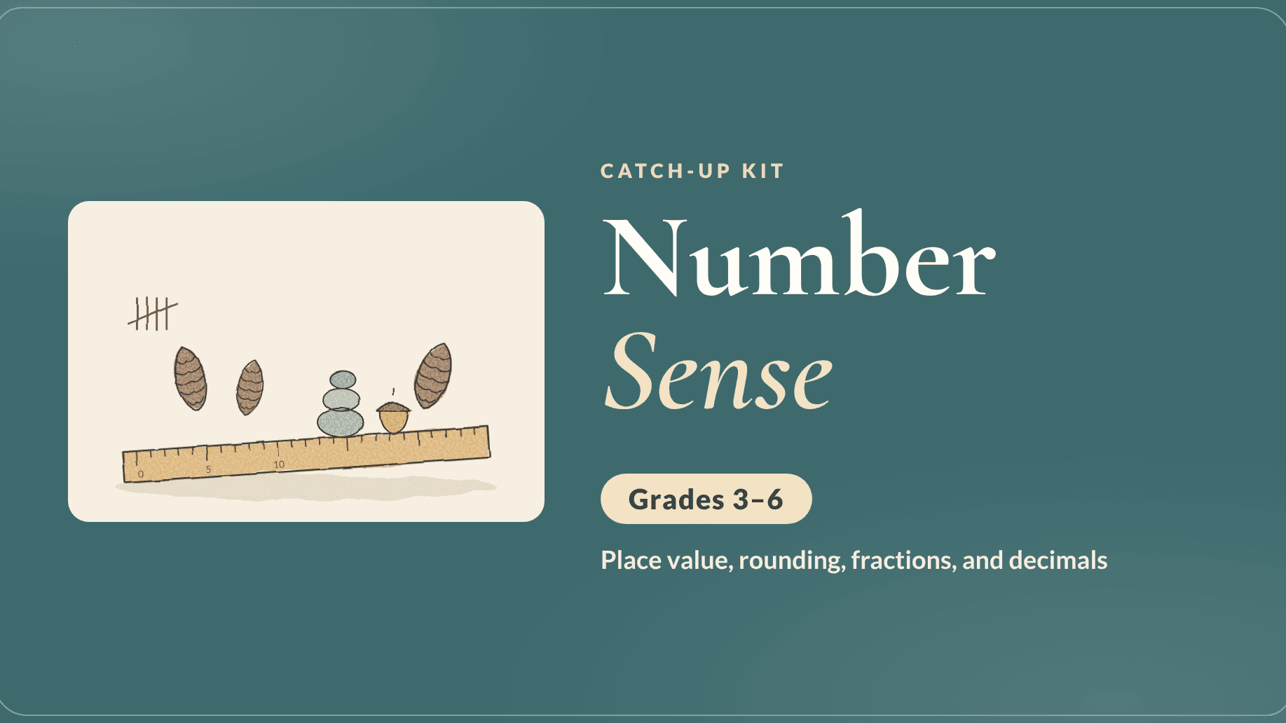 Number Sense Catch-Up Kit (Grades 3–6)