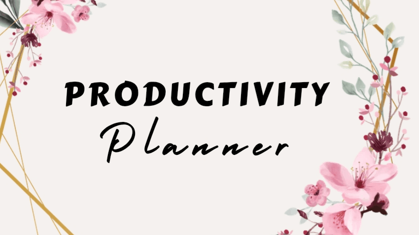 Productivity Planner