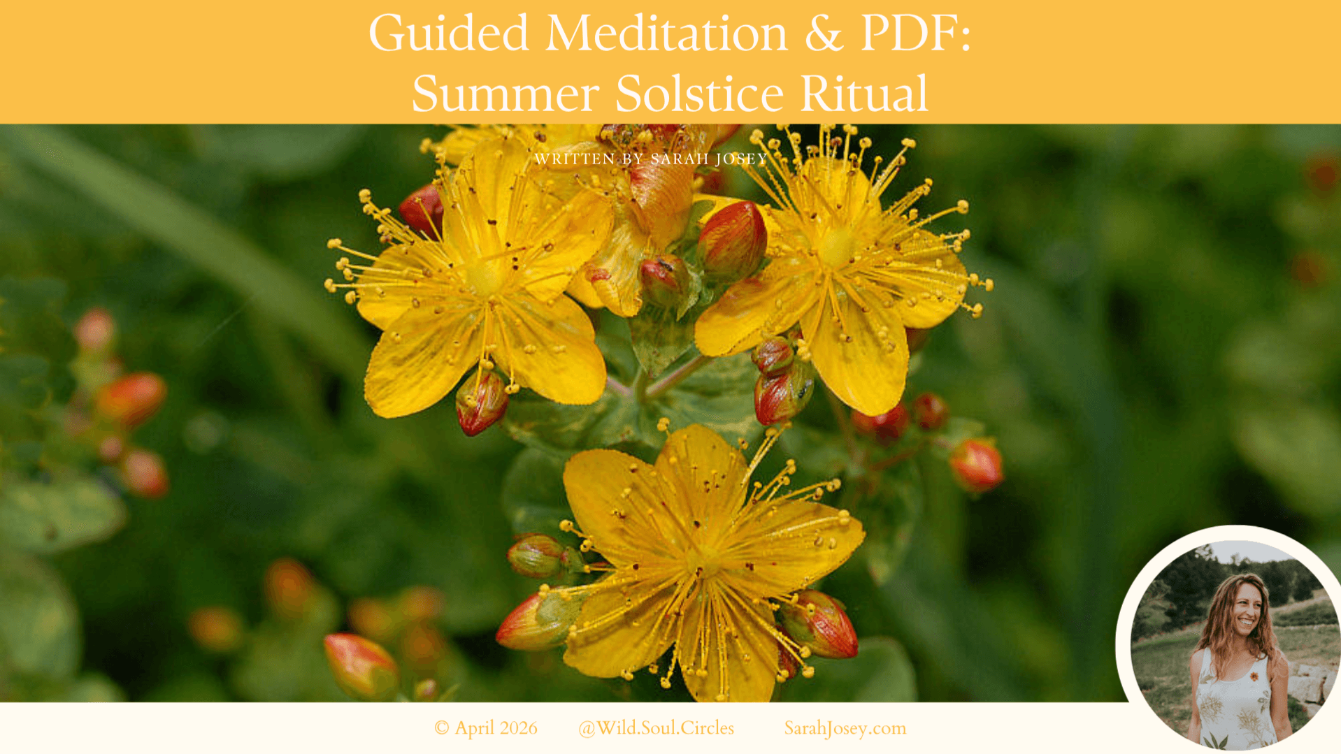 Summer Solstice Ritual PDF & Guided Meditation