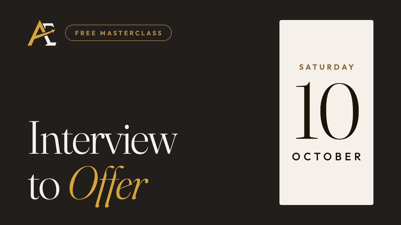 YOU GOT THE INTERVIEW. NOW GET THE OFFER.