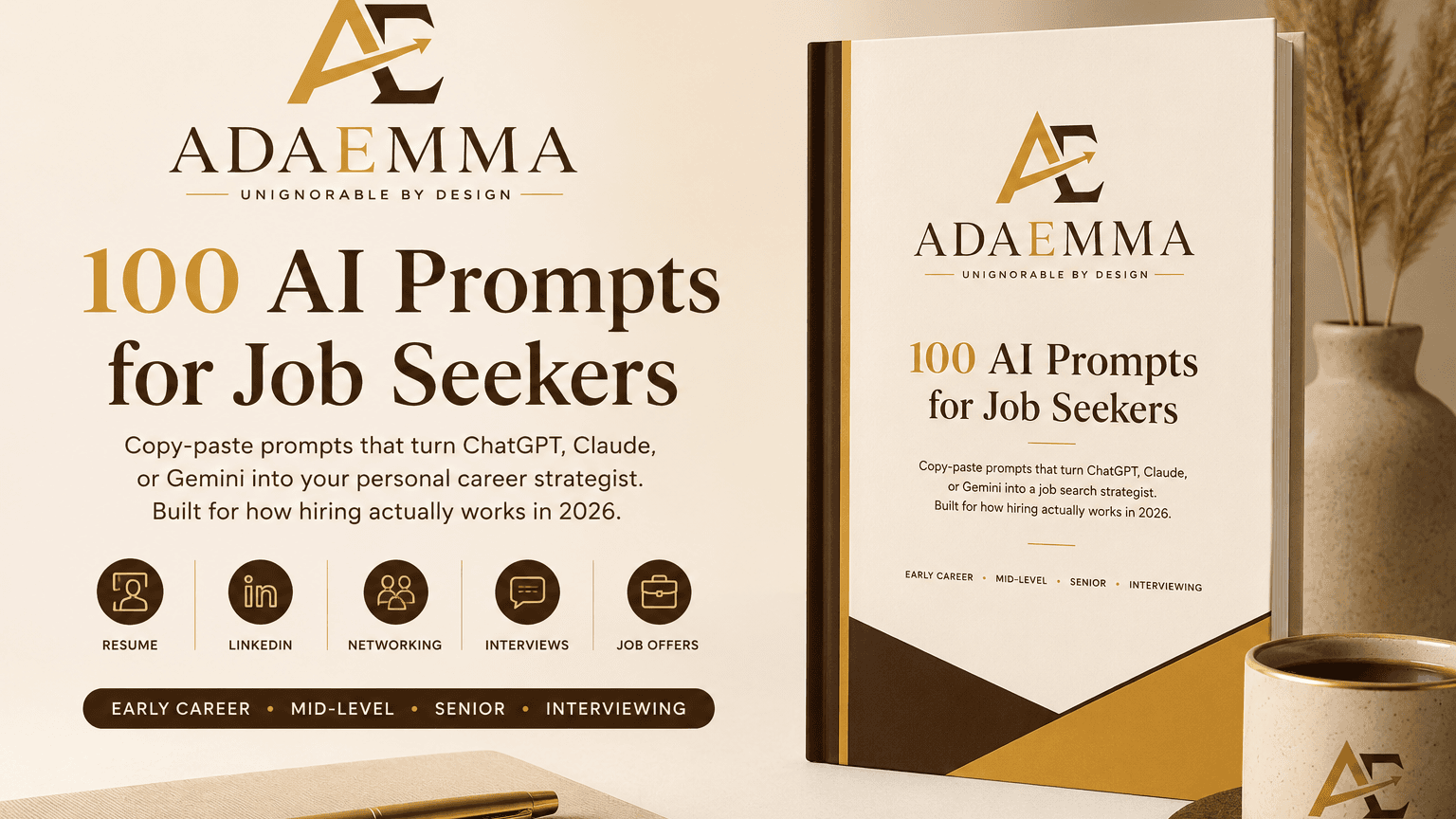100 AI Prompts for Job Seekers