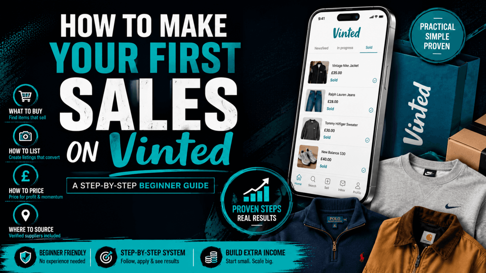 Make your first sales on vinted (Full guide)