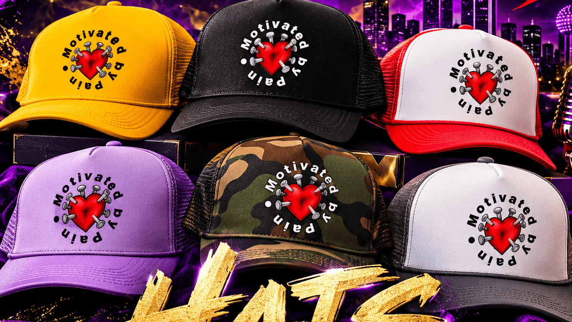 MOTIVATED BY PAIN HATS