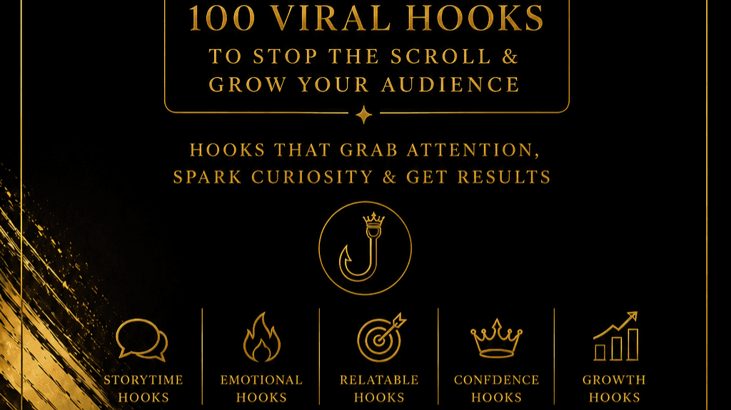 Goddess Viral Hook Pack | 100 Viral Hooks