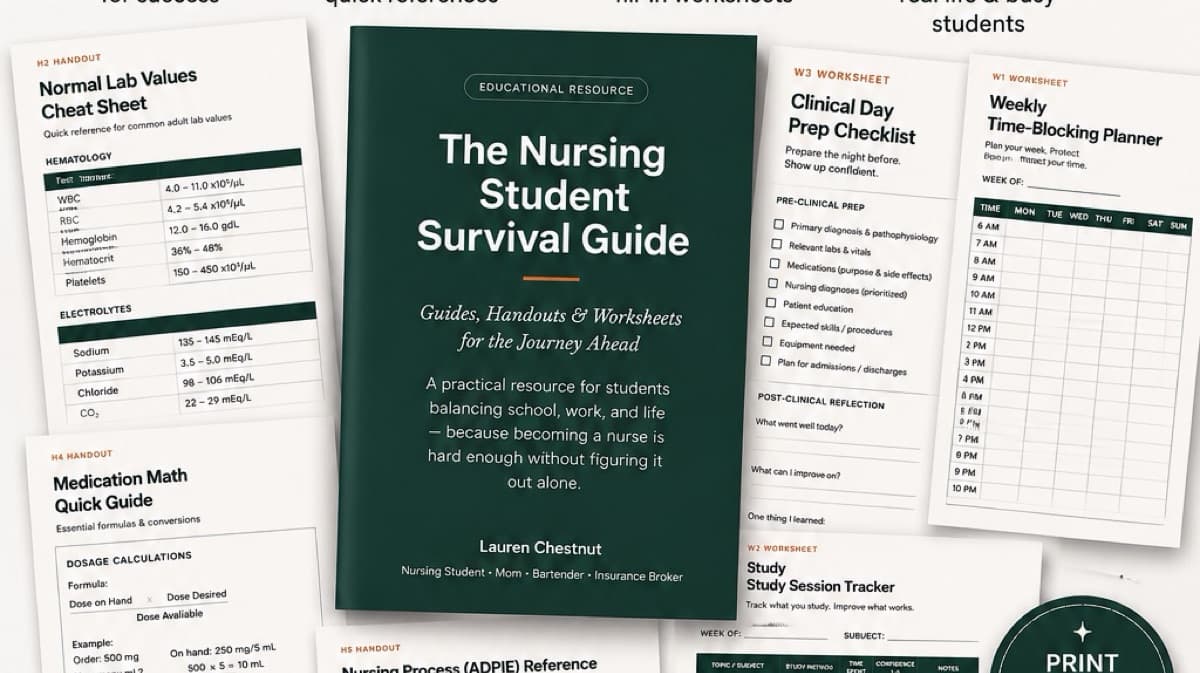 Nursing School Survival Kit 🩺