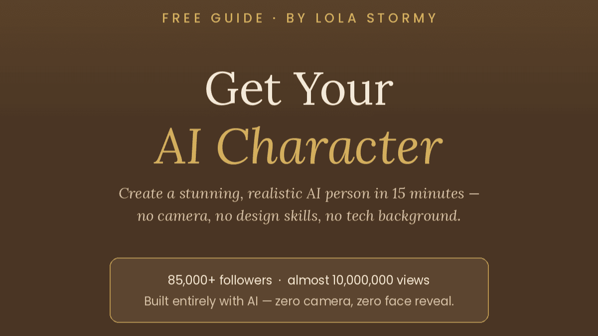 Get Your AI Character — Free Guide