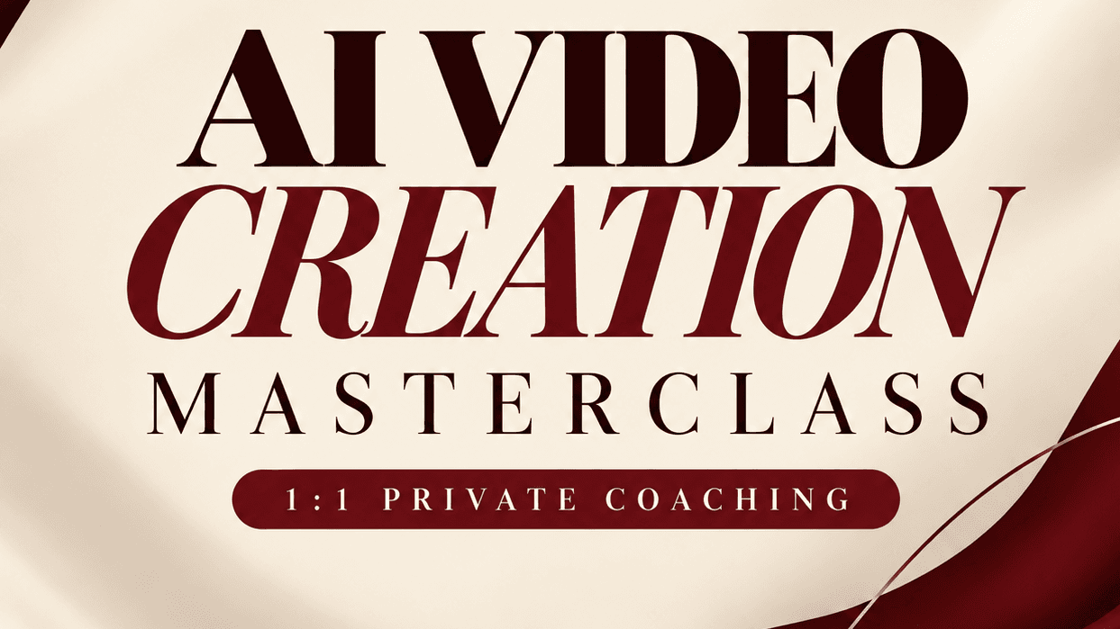 AI Video Creation | 1:1 Coaching