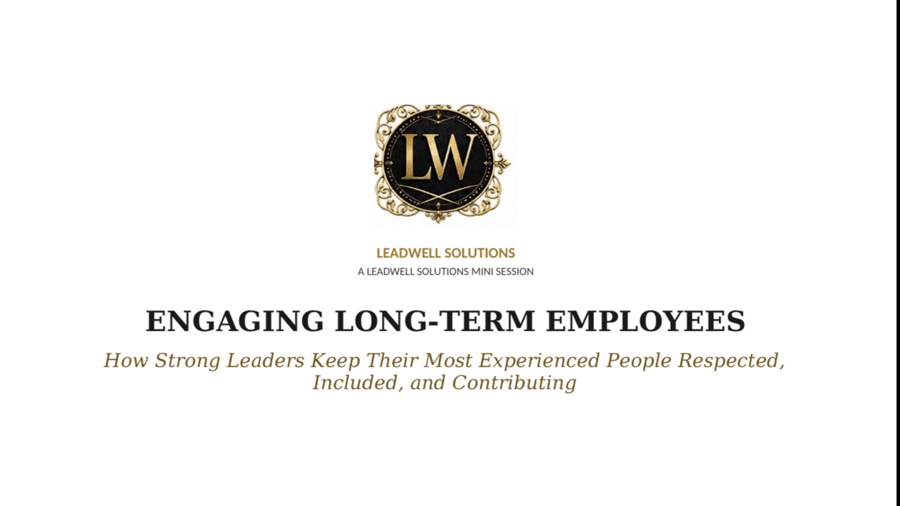 Engaging Long Term Employees