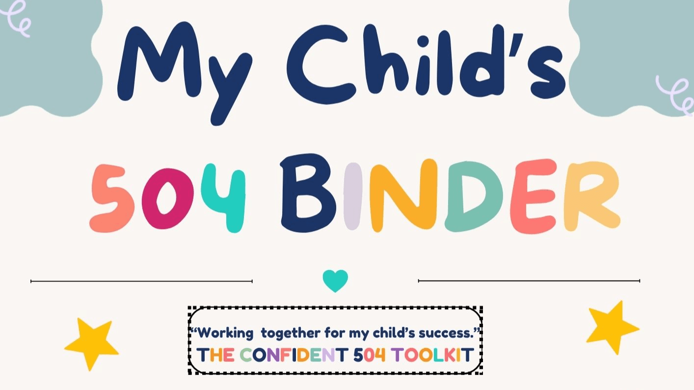 The Confident 504 Toolkit