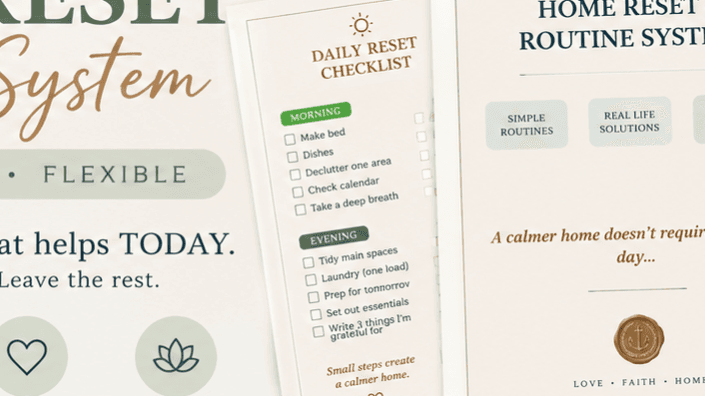 Home Reset + Routine System