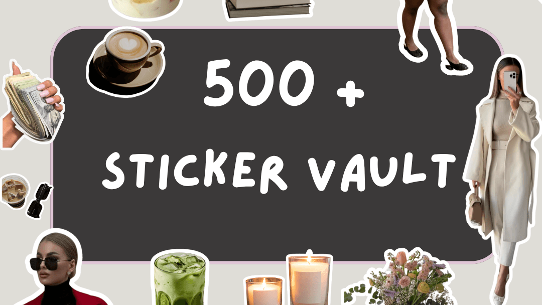 500+ Sticker Vault