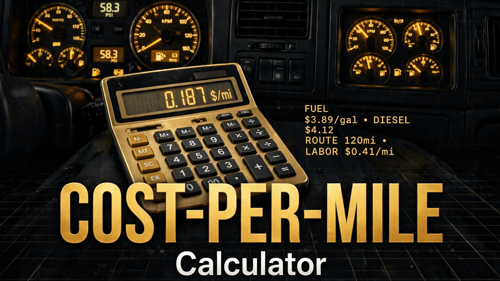 Cost-Per-Mile & Load Profit Calculator