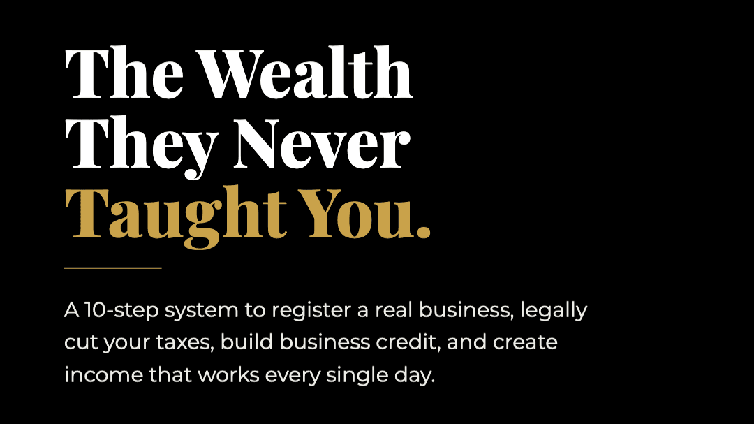 Wealthy by Design — 10-Step Business Foundation System
