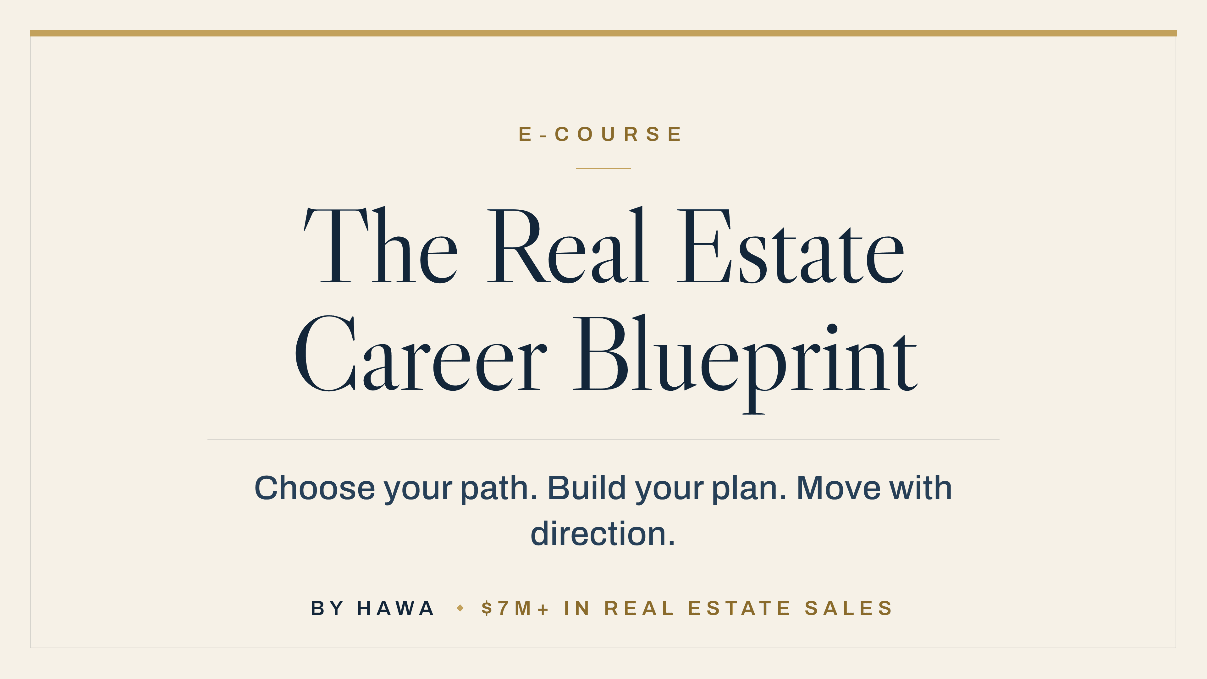 Stop Guessing What to Do in Real Estate