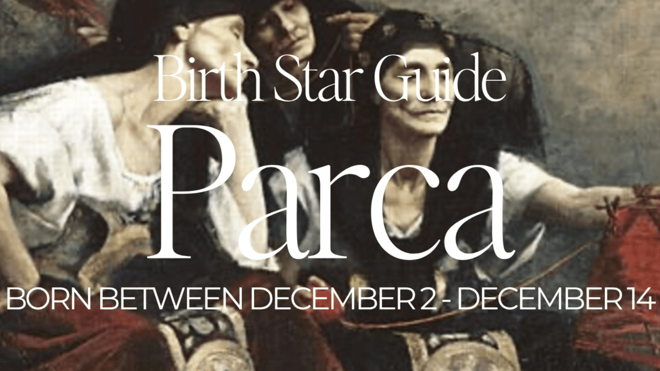 PARCA ✺ Asterian Birth Star Guide
