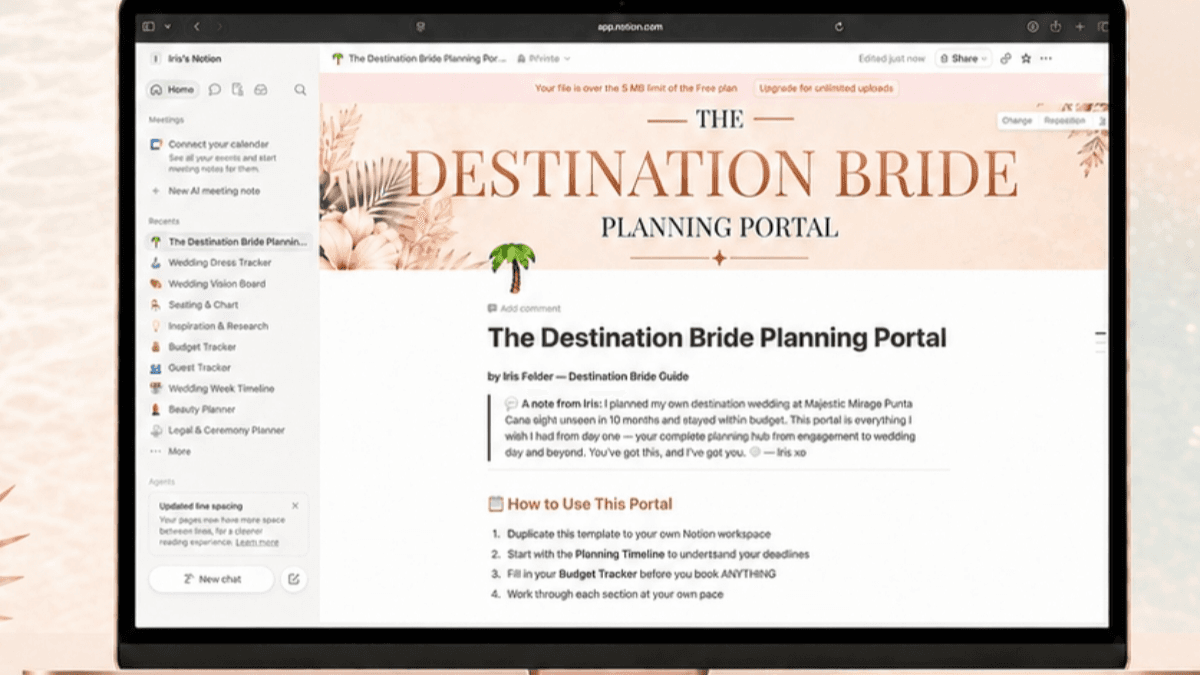 The Destination Bride Planning Portal