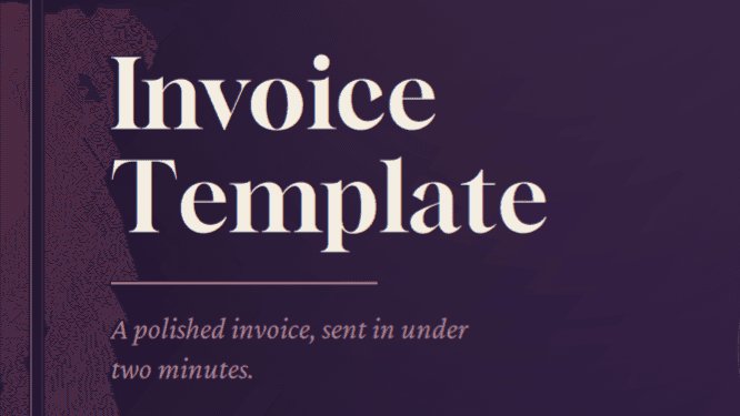 Professional Invoice Template (Excel)