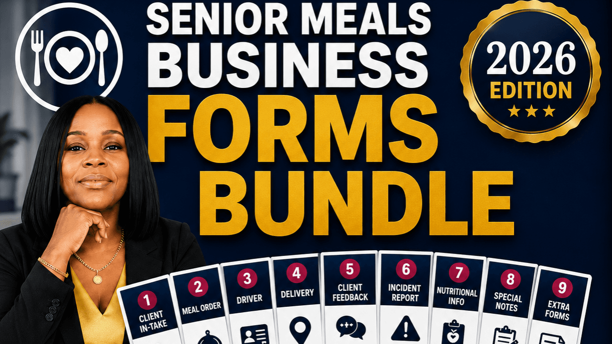 Senior Meals 9-Forms Bundle