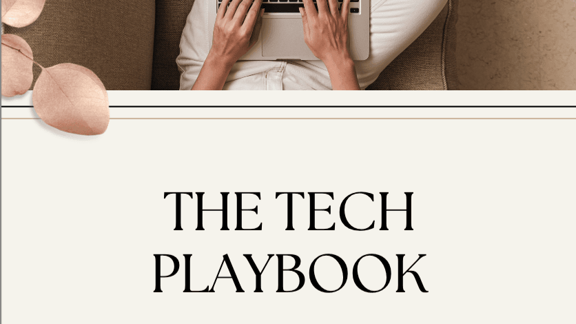 The Tech Playbook