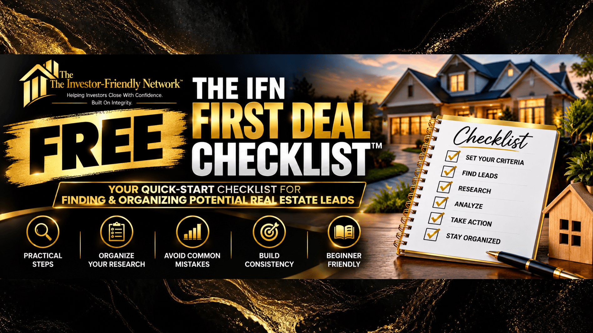 The IFN First Deal Checklist