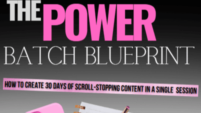 THE POWER BATCH BLUEPRINT™