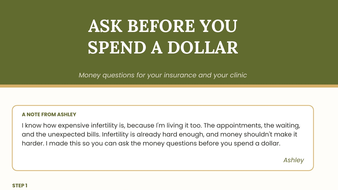 Ask Before YOU SPEND
