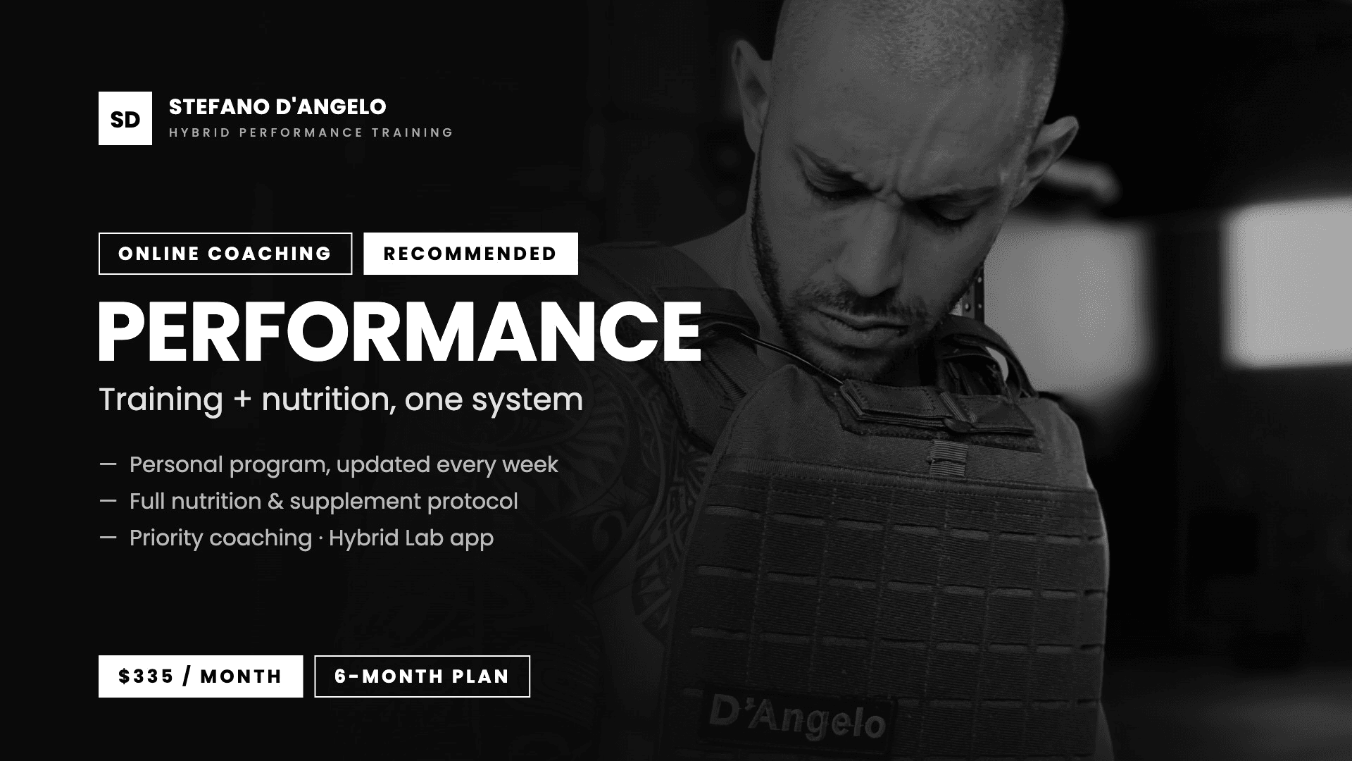 Performance — Coaching + Nutrition