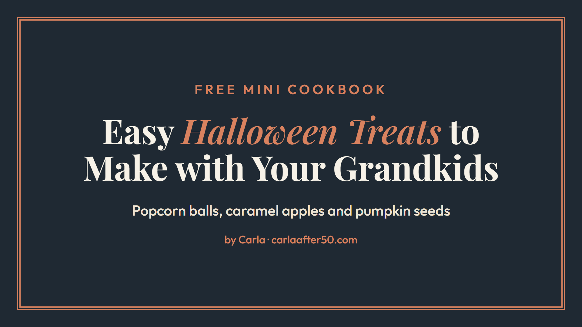 Easy Halloween Treats to Make with Your Grandkids