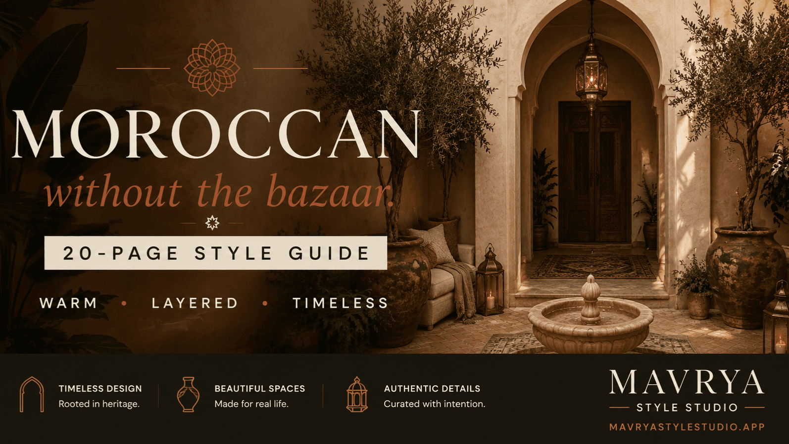 Moroccan Style Guide | 20-Page Design Blueprint