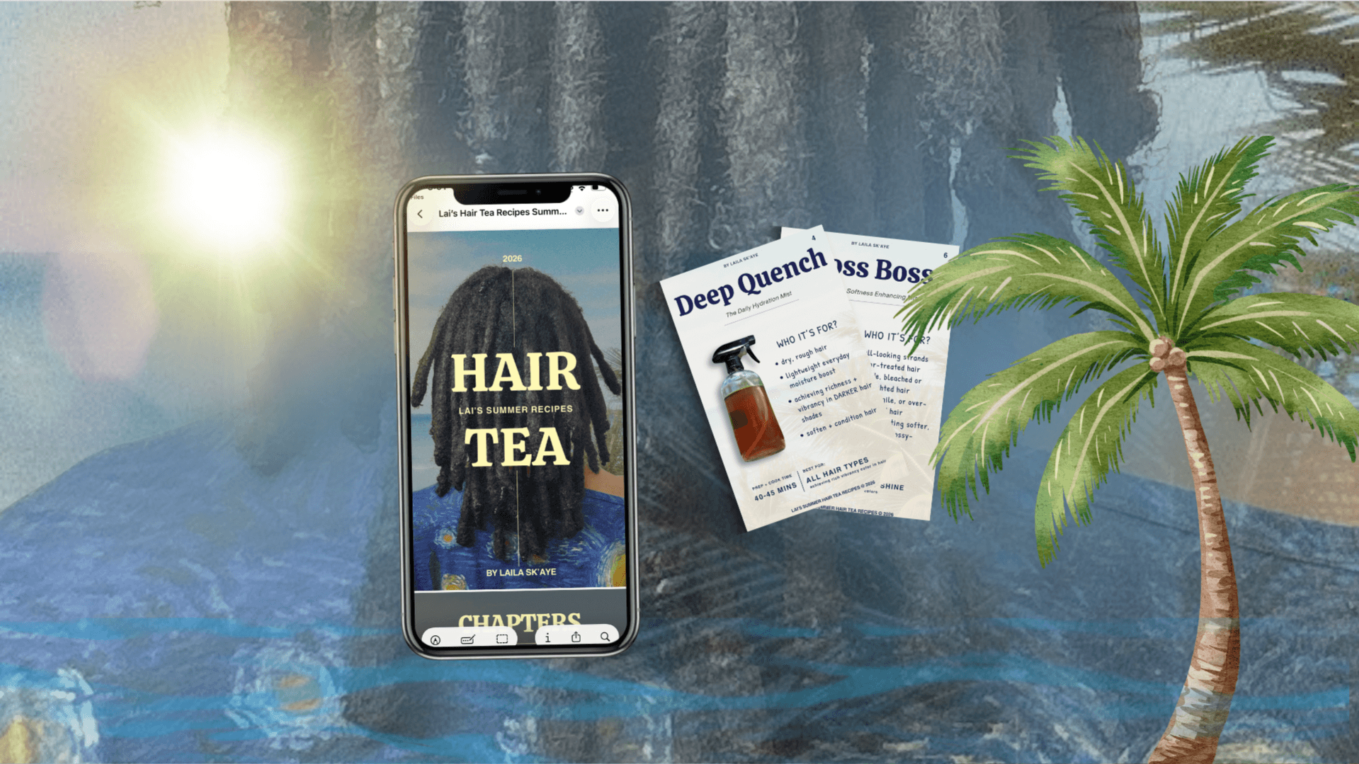 Summer Hair Tea Recipe Book
