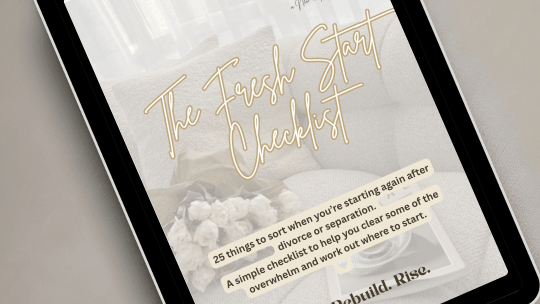 FREE: The Fresh Start Checklist 🤍