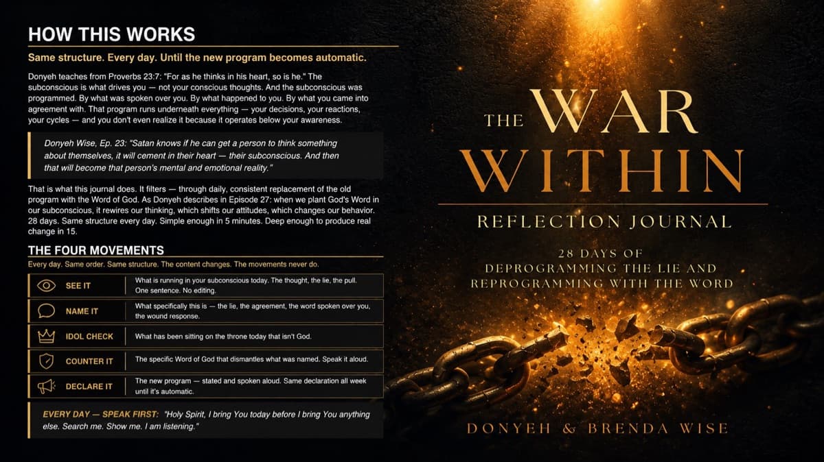 The War Within - 28 Day Reflection Journal