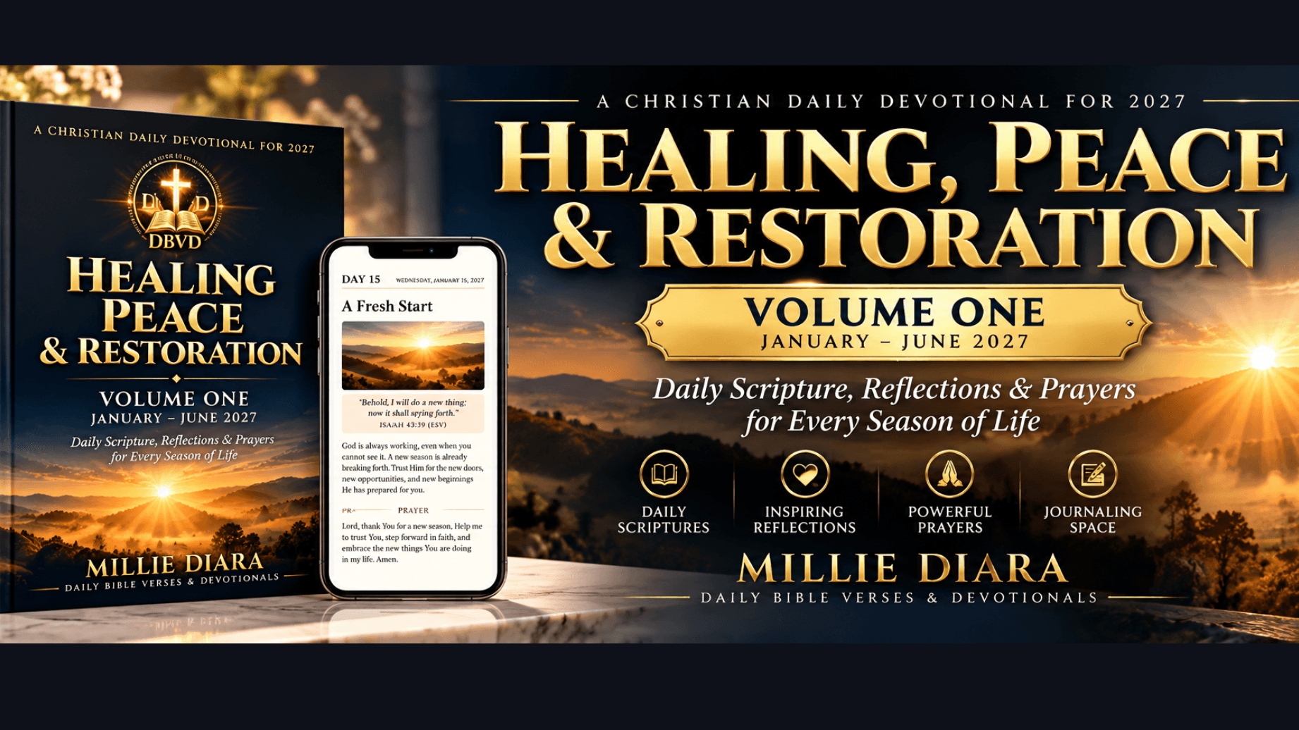 Healing Peace & Restoration Daily Devotional Vol 1