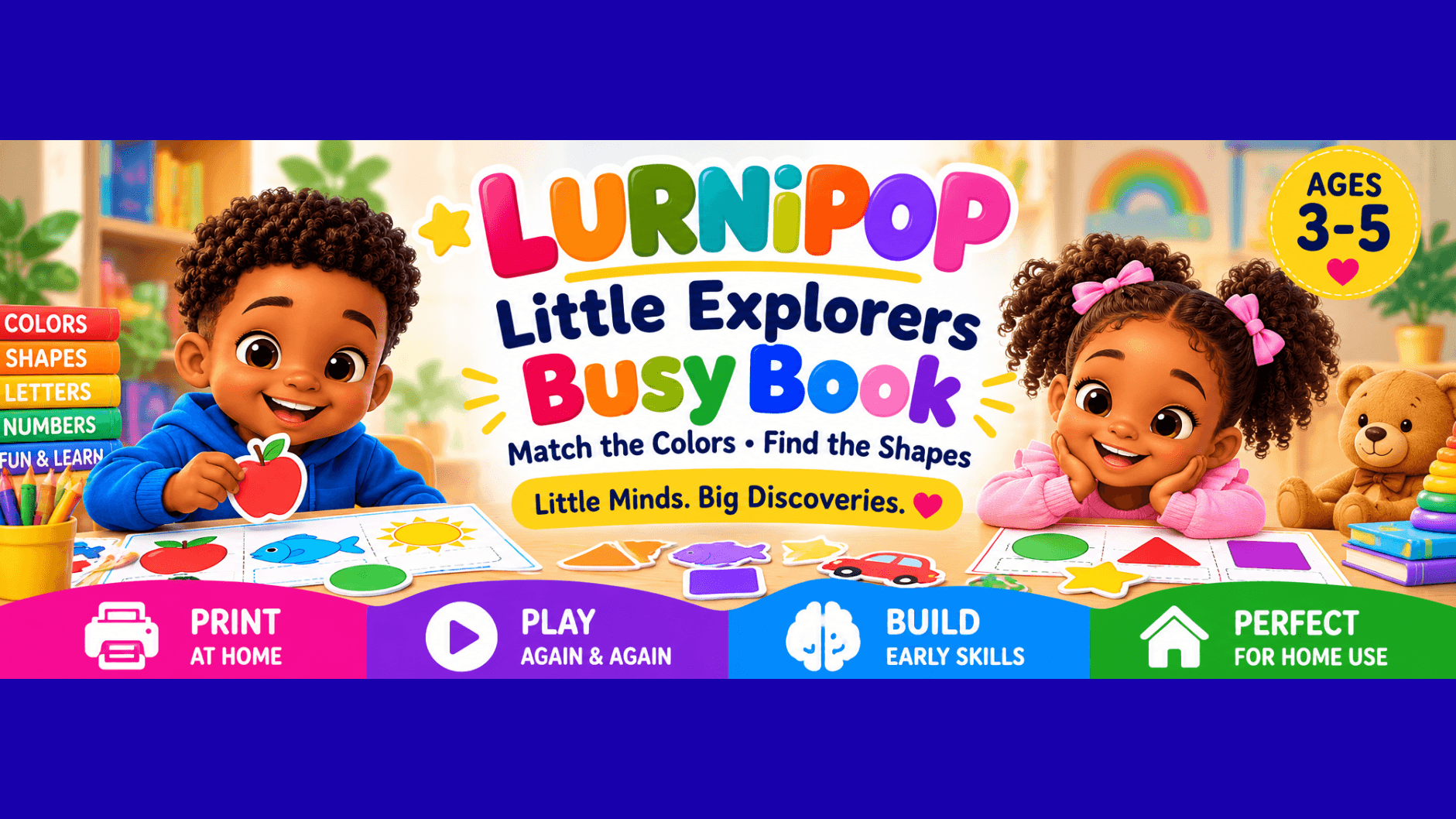 Little Explorers Busy Book | FREE 18-Page Sample