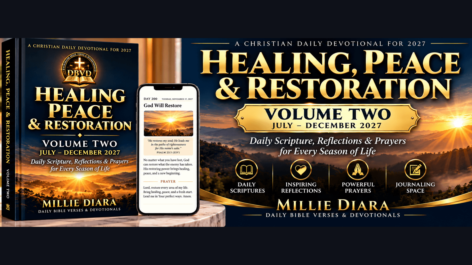 Healing Peace & Restoration Daily Devotional Vol2