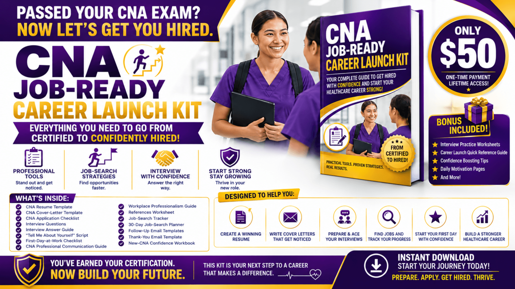 CNA Job-Ready Career Launch Kit
