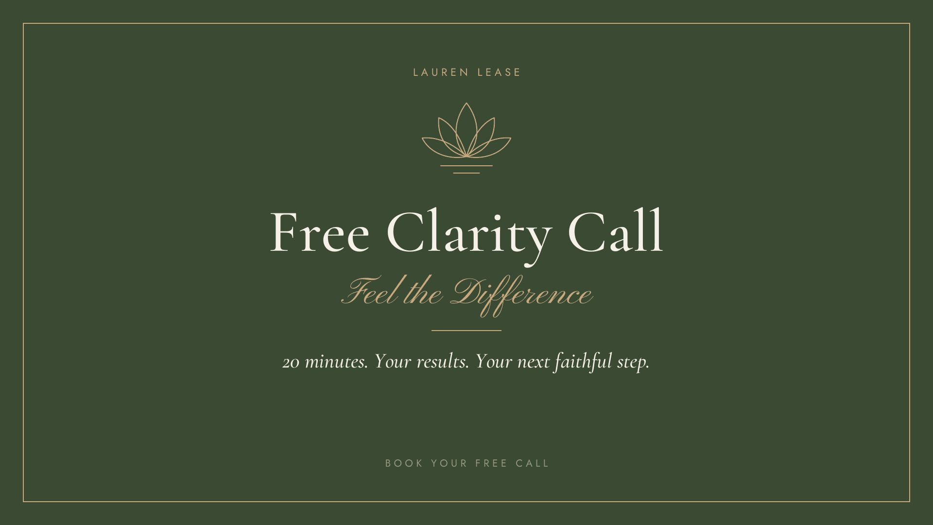 Free Clarity Call