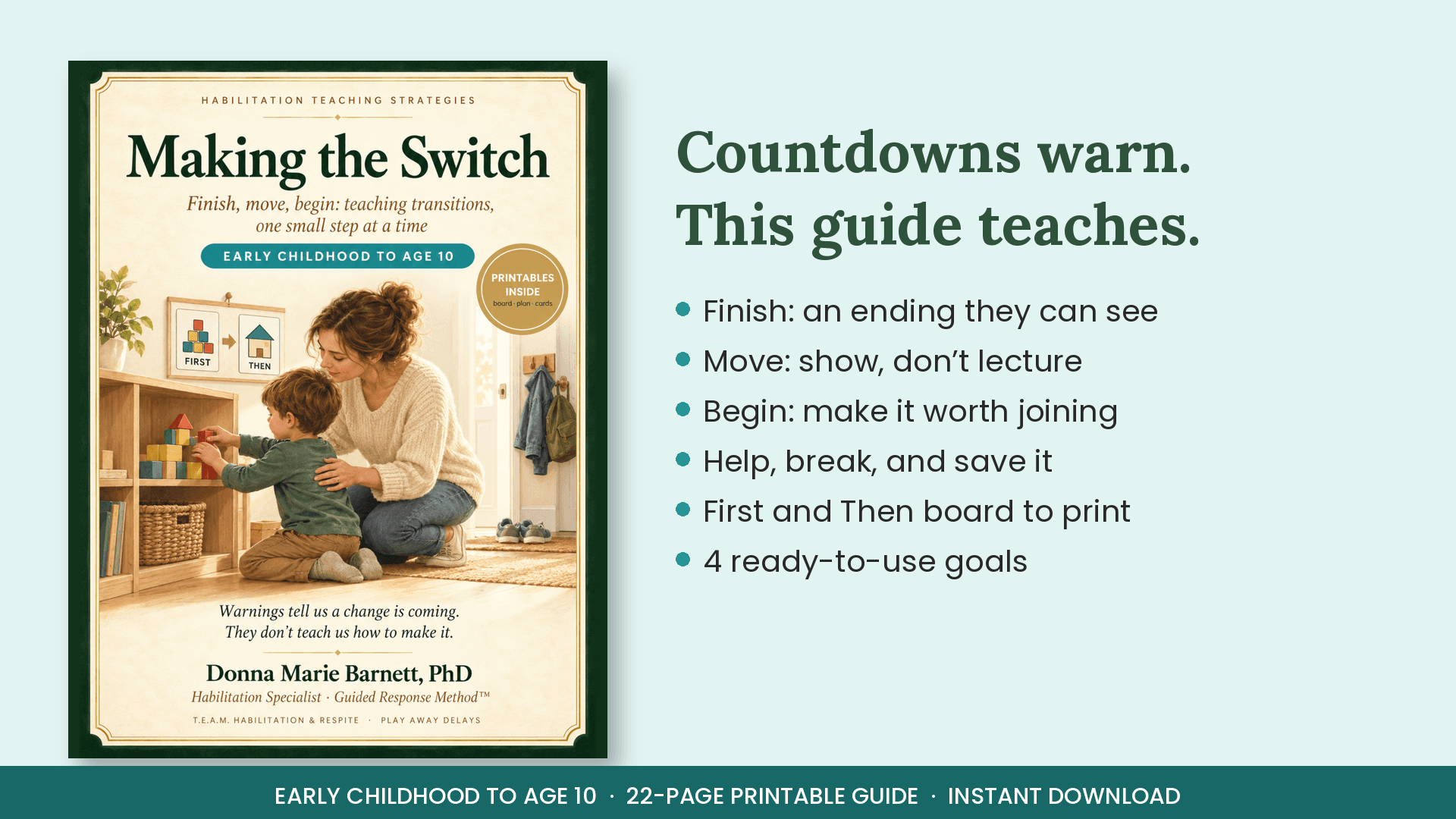 Making the Switch: Transitions, Ages 0 to 10