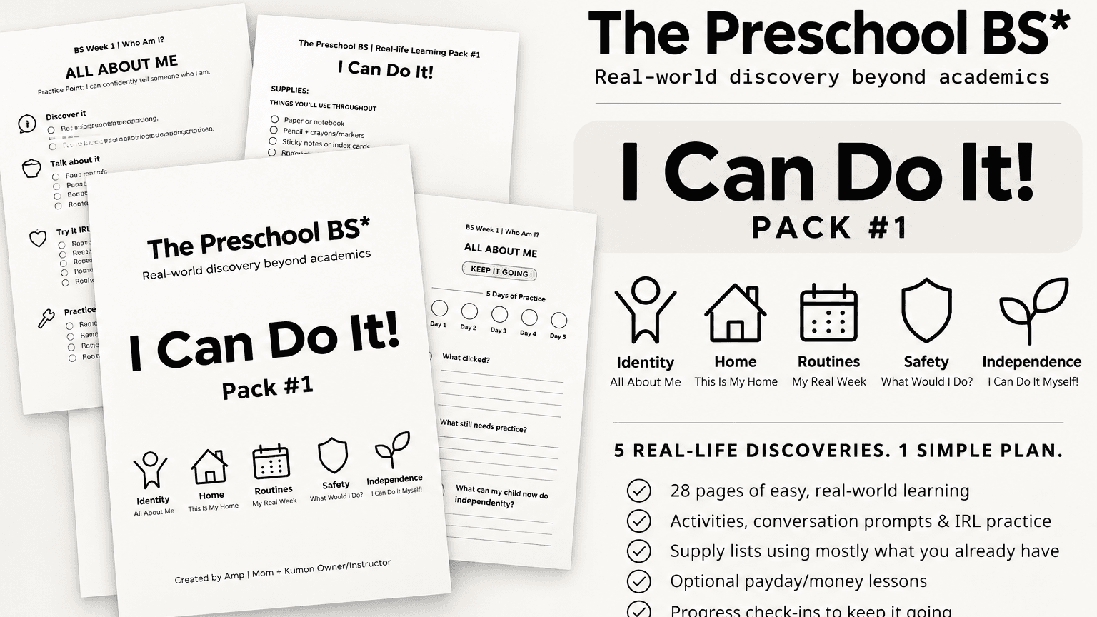 The Preschool BS | I Can Do It!*